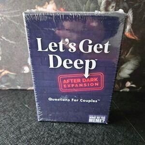 Let's Get Deep: After Dark Expansion NEW‎ SEALED Questions for Couples Card Game